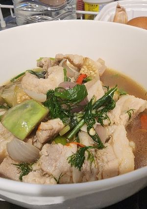 รูปของ แกงอ่อมหมูสามชั้นคีโต