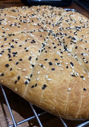 A picture of Hmbasha - Ethiopian celebration bread.