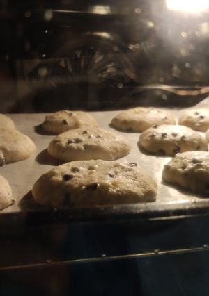 Une photo de Cookies banane - chocolat 🍫 🍌