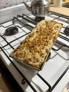 Una foto de Pan sin gluten con chicharrón