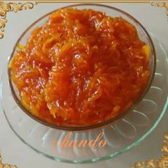 A picture of Raw mango chunda(Gujarati traditional).