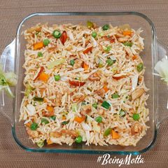 A picture of Eight Treasure Veg Fried Rice.