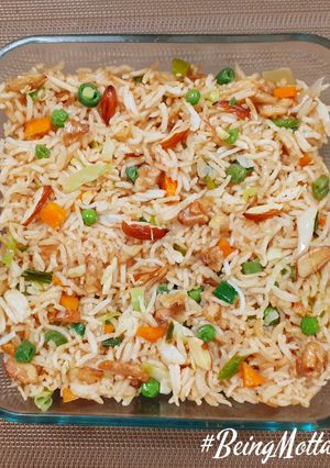 A picture of Eight Treasure Veg Fried Rice.