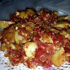 รูปของ Jengkol geprek balado obat patah hati 😆💔