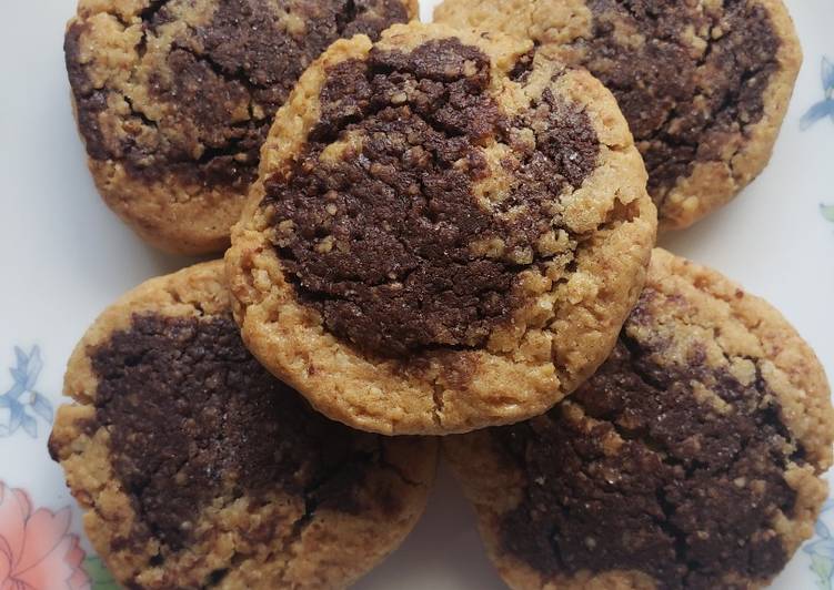 Polvorones marmolados low carb