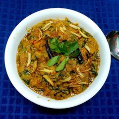 A picture of Lasooni Methi Chicken.