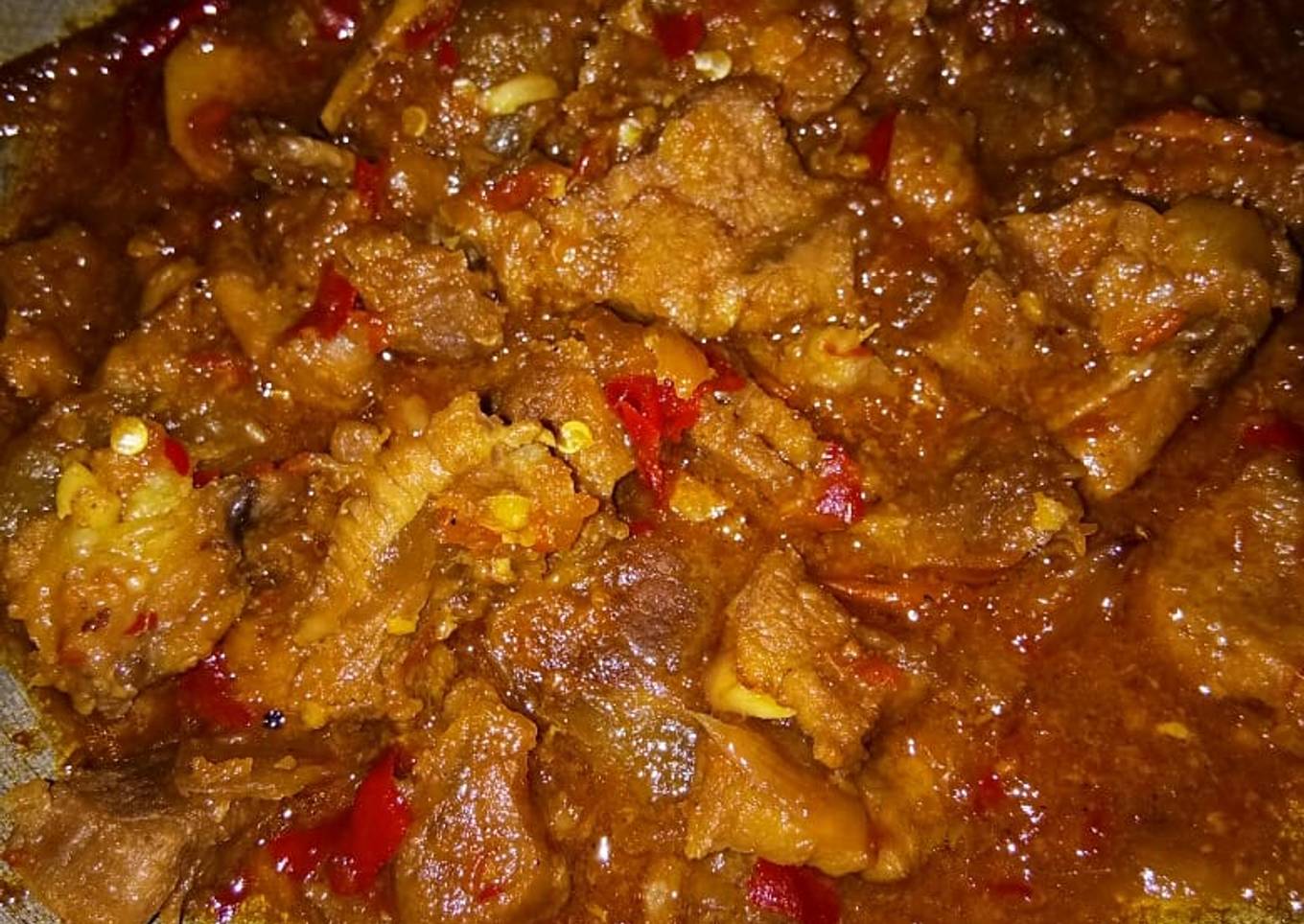 Rica-rica daging ala emak rempong π