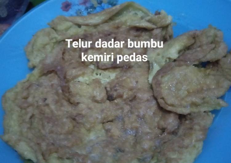 Telur dadar bumbu kemiri