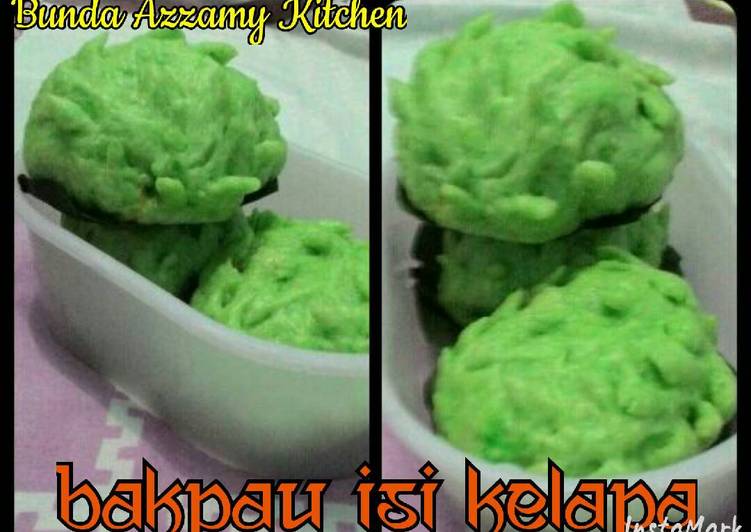 Cara mudah memasak Bakpau landak isi kelapa, Enak Banget