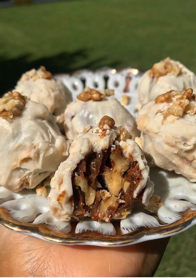 Una foto de Nueces confitadas