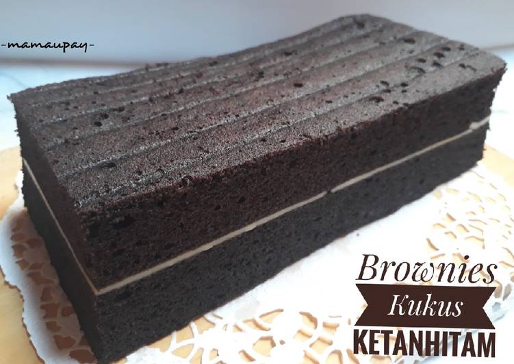 How to Prepare Any-night-of-the-week Brownies Kukus Ketan Hitam #PR_BrowniesDCC
