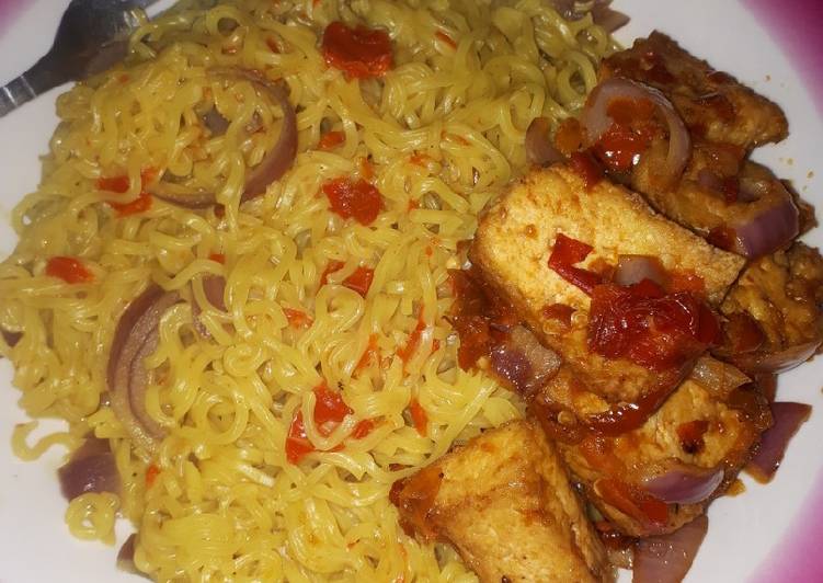 Recipe of Homemade Indo Mie and tofu sauce Cooking Basics for Newbies