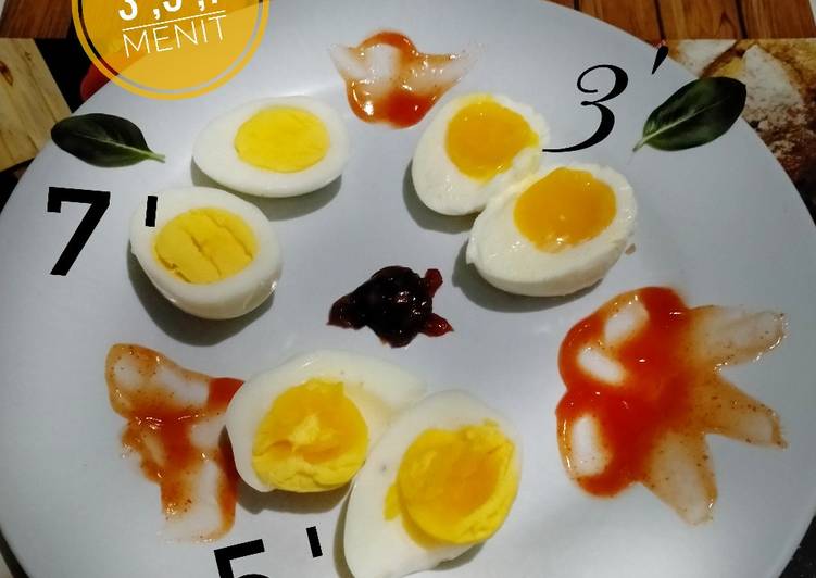 Bagaimana Membuat 84) telur rebus 3&#39;,5&#39;,7 &#39; yang Bikin Ngiler