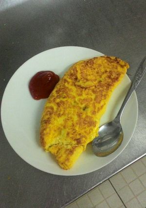 Foto resep Simple Omelette