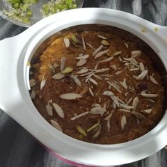 A picture of Moong dal halwa.