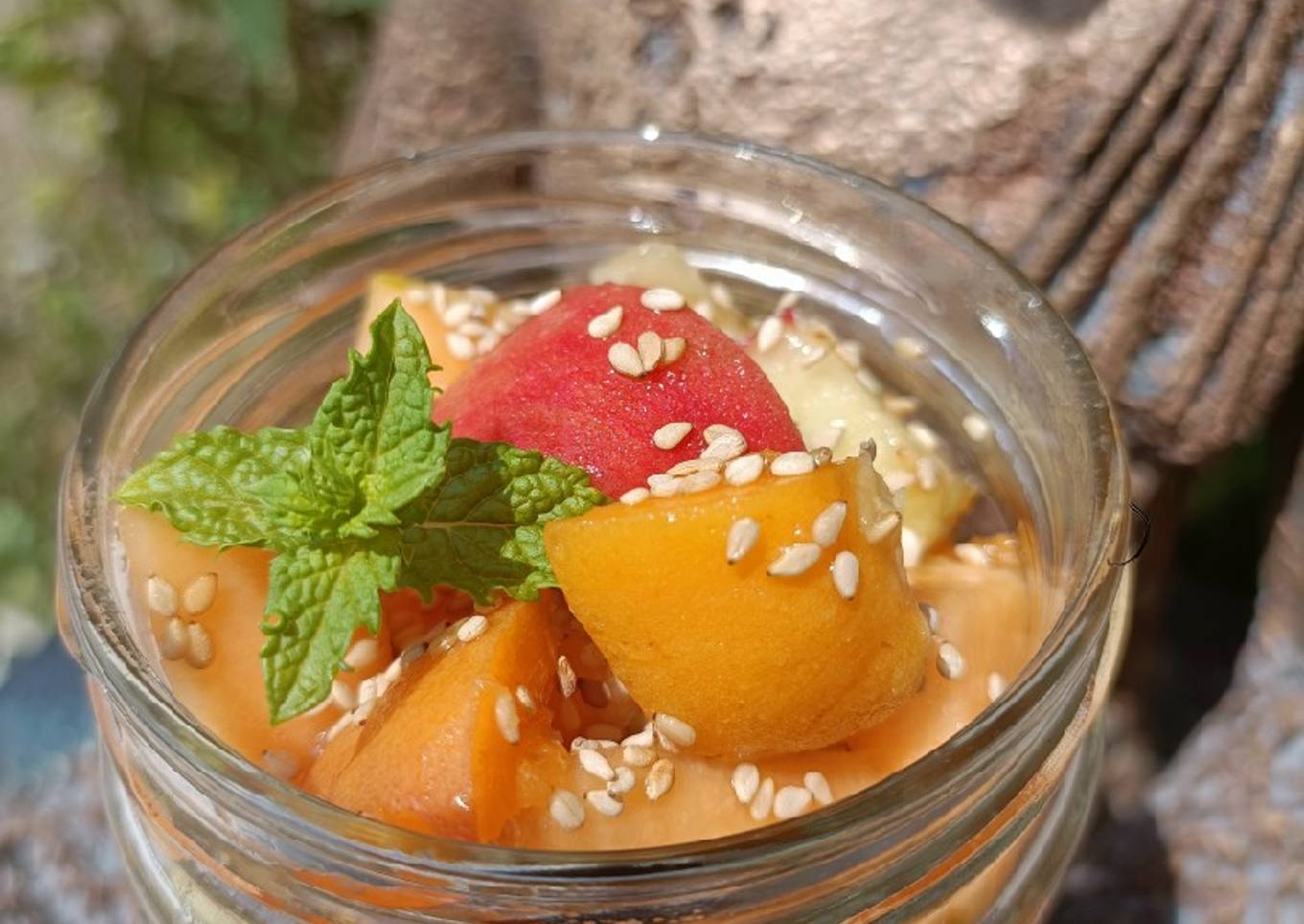 🌱Salade de fruits et sésame