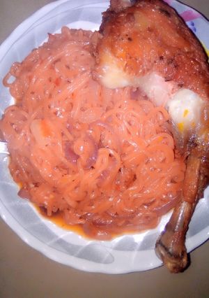 A picture of My simple indomie.