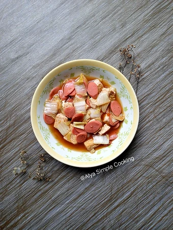 Cara Gampang Membikin Resep Tumis Sawi Putih, Tahu, &amp; Sosis Simple yang Bisa Manjain Lidah Anti Ribet, Mantap Sekali