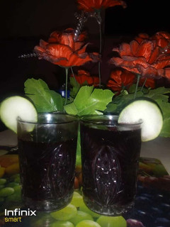 A picture of Zobo drink.