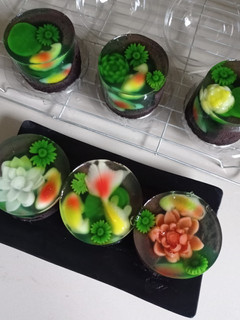 Foto resep Pond Cake - Brownies & Jelly