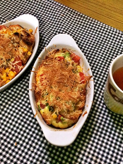 Foto resep Omelet roti gandum (baked)