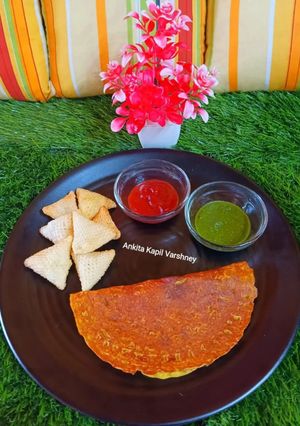 A picture of Soya Flour Cheela.