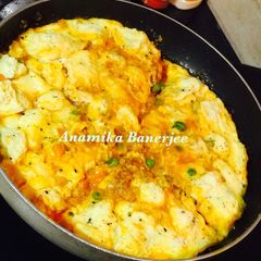 A picture of Oats Keema Omelette.