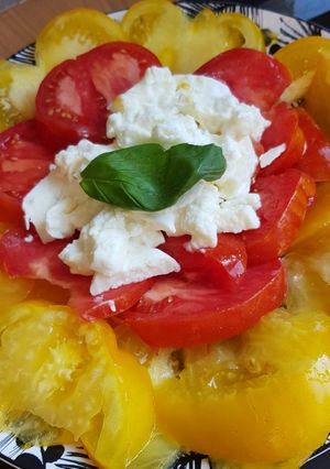 Une photo de Salade aux deux tomates