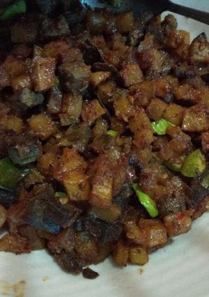 Foto resep Sambal goreng kentang hati