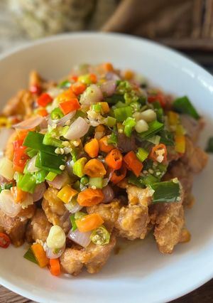 Foto resep Ayam Oseng Bawang Merah