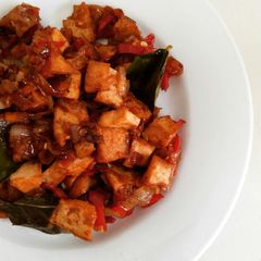 A picture of Tofu with Sweet Soy Sauce *Vegan.