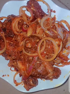 A picture of Peppered chicken.
