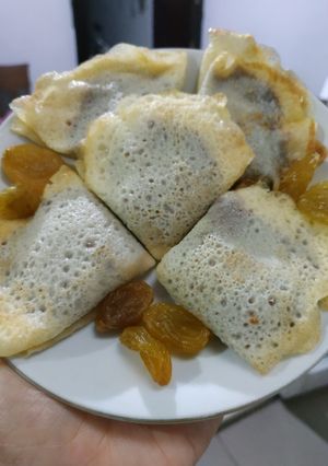 Foto resep Panekuk isi Vla Coklat Ovomaltine