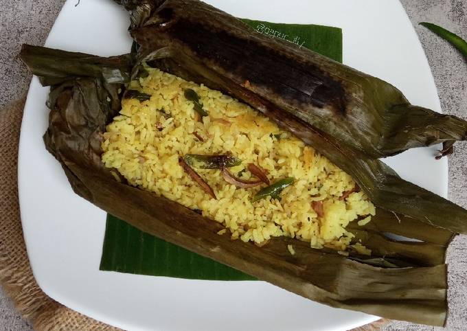 Nasi Kuning Bakar Sambal Janda