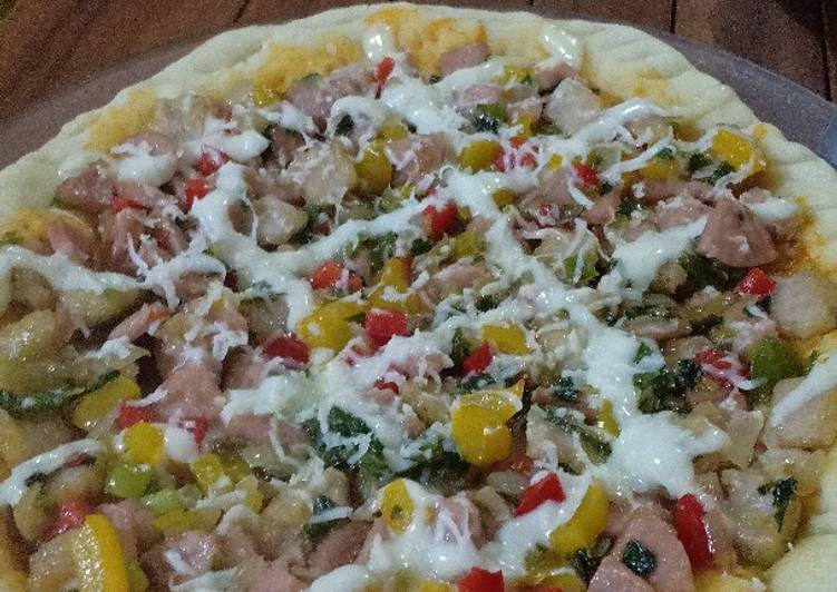 Pizza Teflon Homemade *cocok buat pemula, anti gagal