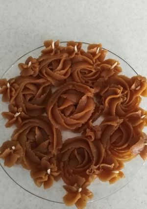 عکسی از دستور حلوای شیر خشک