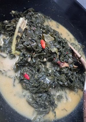 Foto resep Sayur singkong Kuah santan