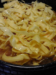 A picture of Baked Chicken with Noodles.