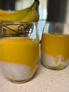 A picture of Mango lassi.