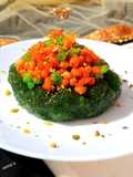 Sweet Boondi In Leftover Chashni With Lauki Halwa Bowl