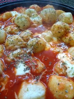 Una foto de Ñoquis rellenos