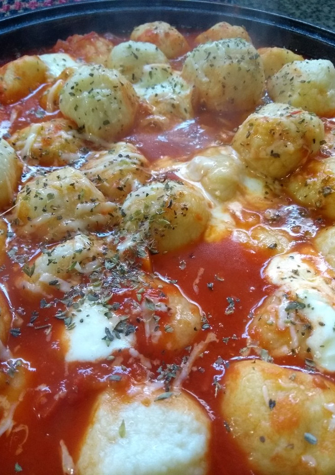 Una foto de Ñoquis rellenos