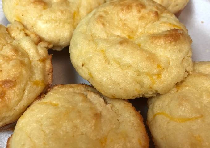 Steps to Make Andrew Copley Cheddar Biscuits-extremely low carb