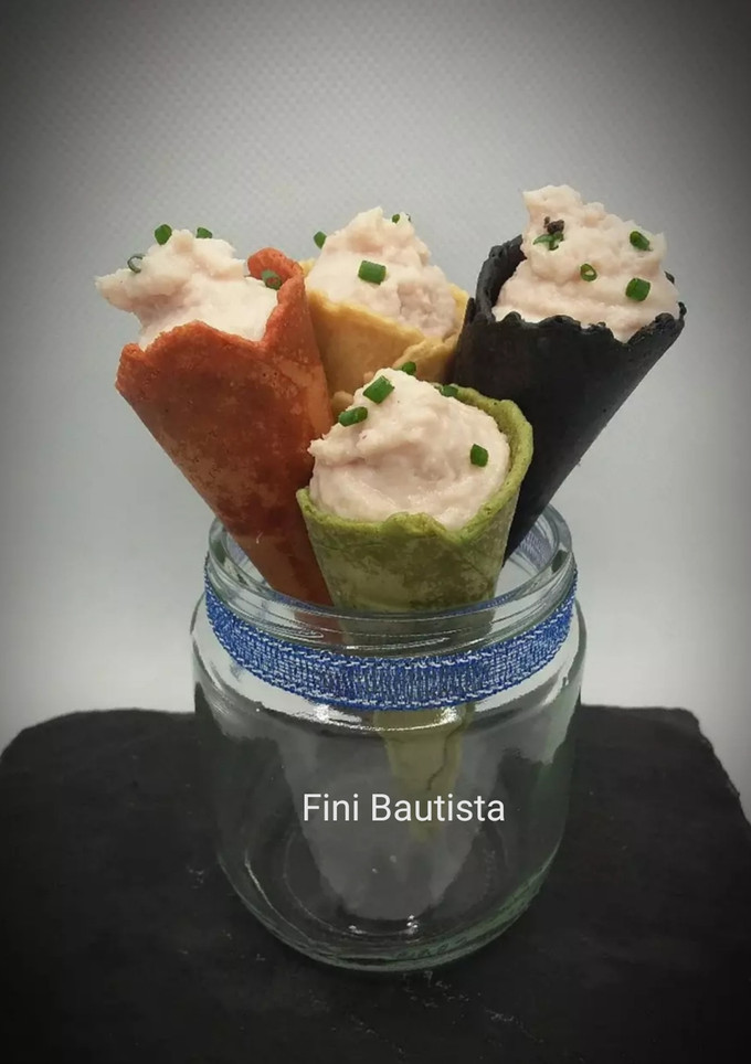 Una foto de Paté de jamón york (canapé)