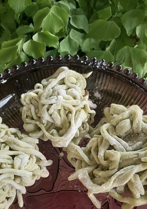 Foto resep Mie Telur Hijau Basah Homemade