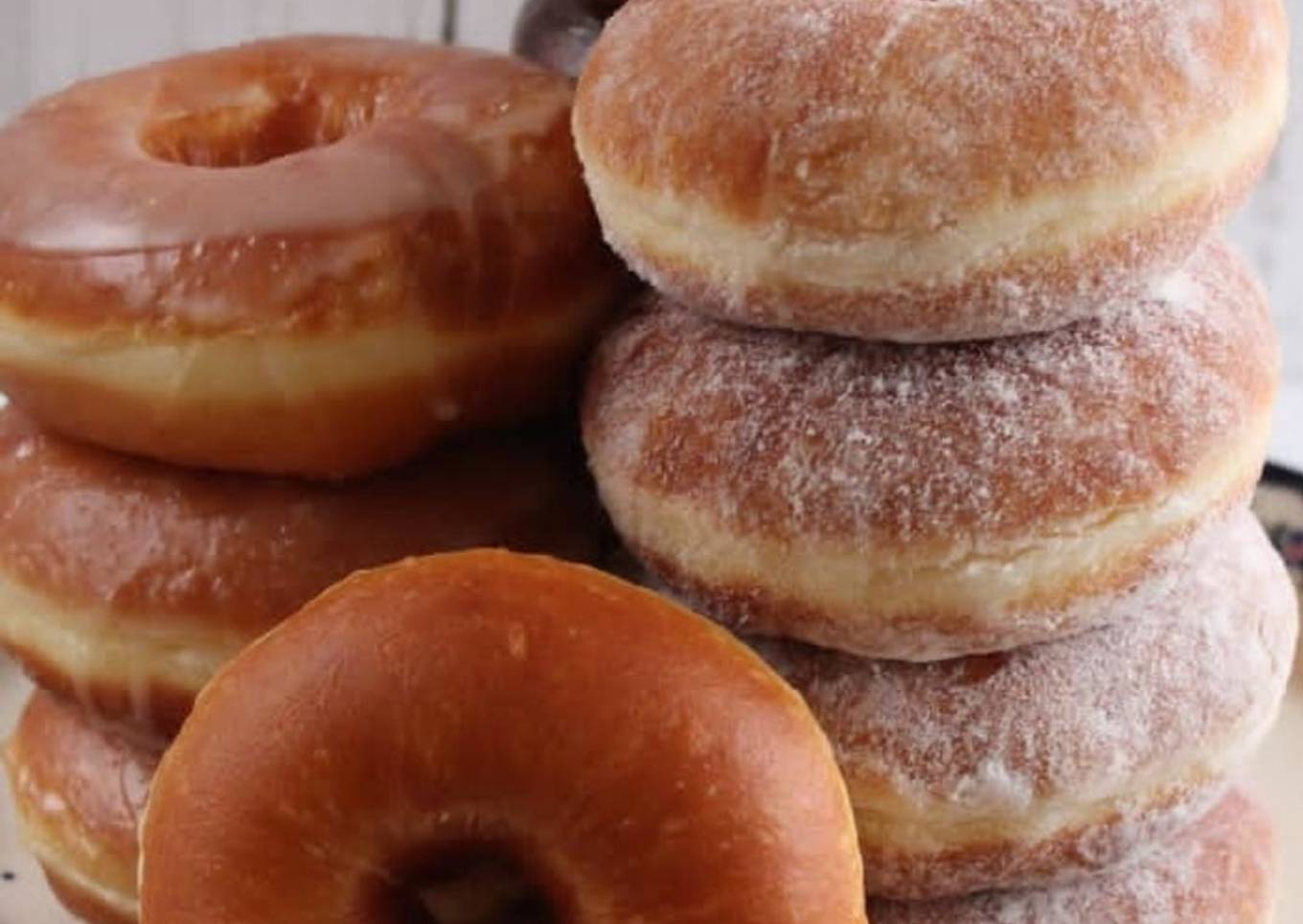 Soft and fluffy doughnuts