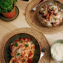 A picture of Chorizo Pasta.