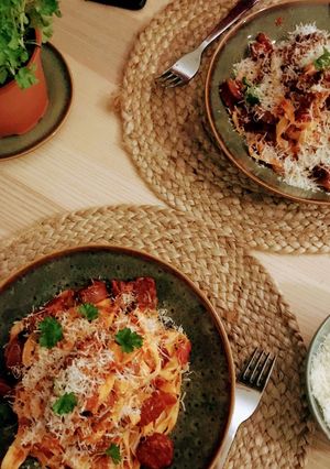 A picture of Chorizo Pasta.
