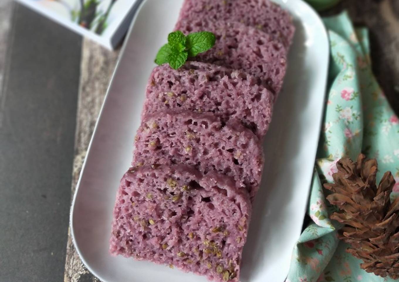 Kue Kukus Ubi Ungu