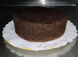 Una foto de Bizcochuelo de chocolate (para Torta Selva Negra)